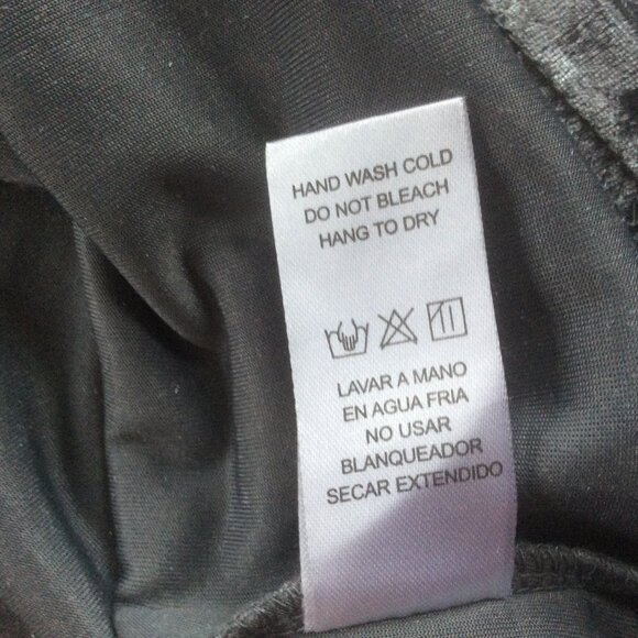 Doe & Rae Gray/Silver Whimsigoth Crushed Velvet Fairycore Bell Sleeve Top Small - Picture 5 of 5